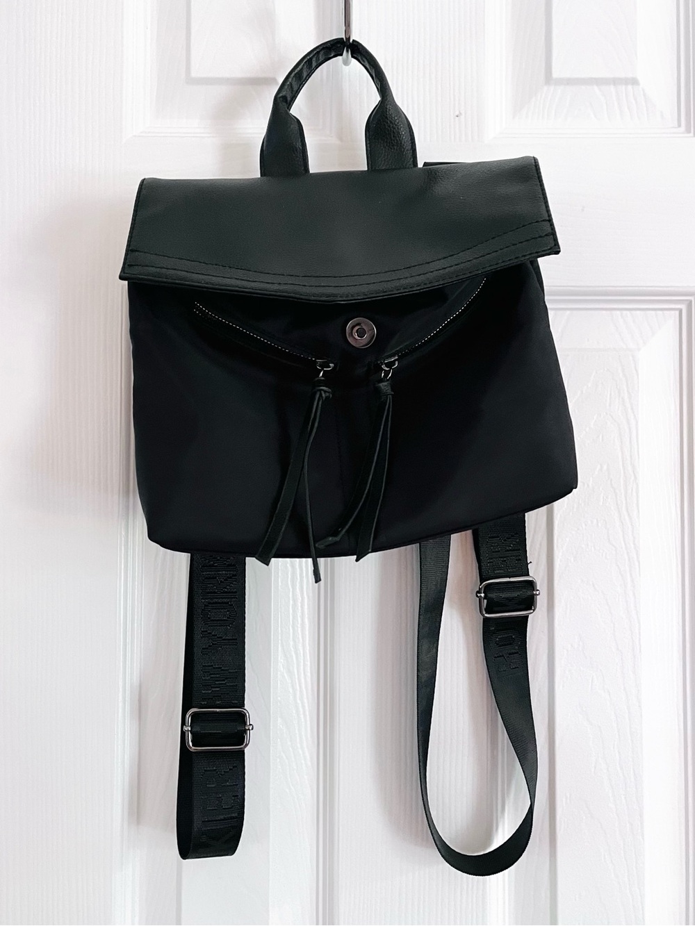 Botkier New York Trigger Mini Backpack in Black - Picture 2 of 8